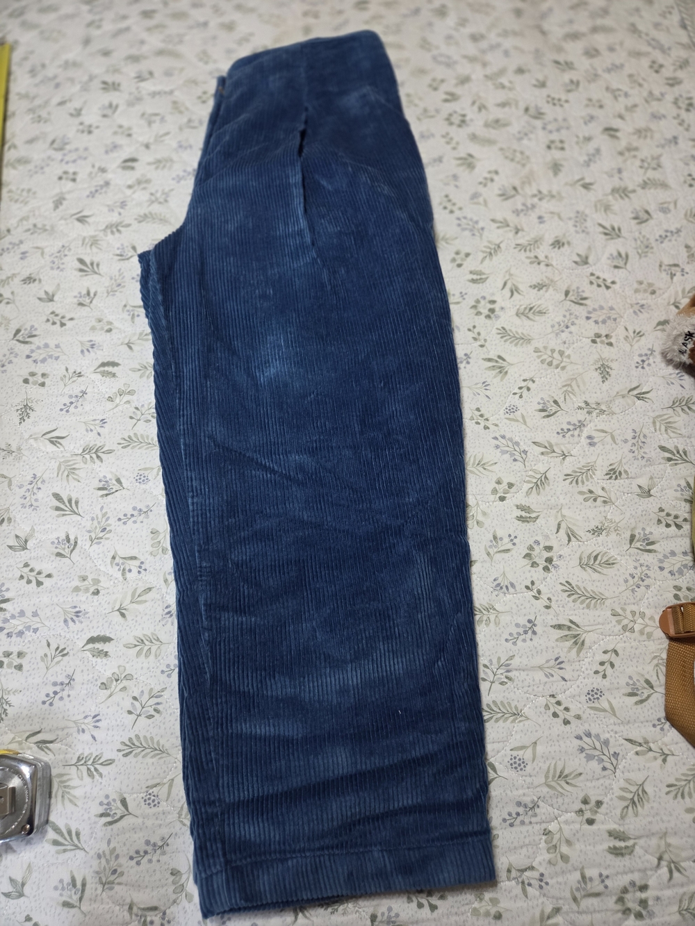 Acne Studios Blue Corduroy Pants